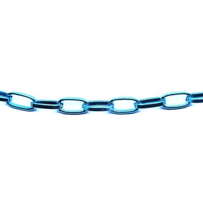 aluminium-schakelketting-aqua-blauw-10mm