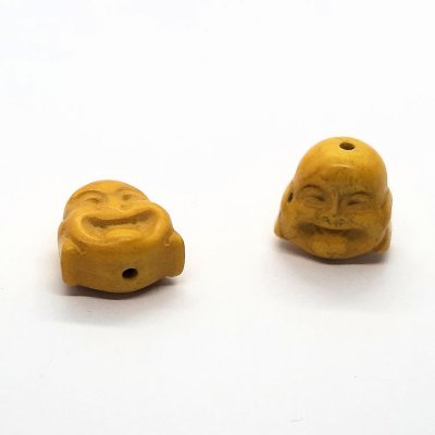 keramiek-turquoise-kraal-buddha-20mm-geel