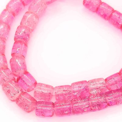 crackle-glaskralen-cililinder-licht-roze