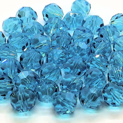 glaskralen-asian-crystal-facet-geslepen-rond 8mm-dark-aquamarine
