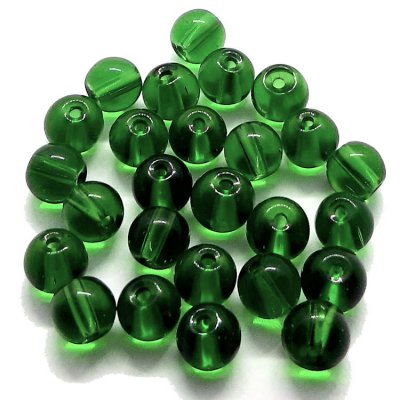 glaskralen-rond-6mm-groen
