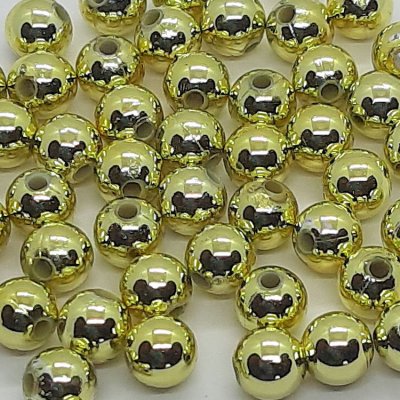 acryl-kralen-6mm-goud