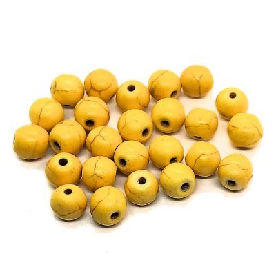 kralen-van-keramiek-6mm-geel