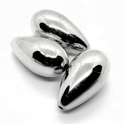 metallook-kraal-zilver-druppelvorm