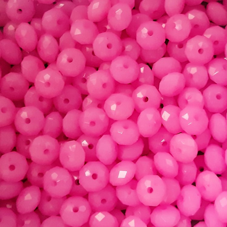 acryl-kralen-rondelles-facet-geslepen-roze-semi-opaque