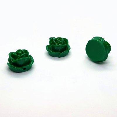 acryl-kralen-roosjes-donker-groen