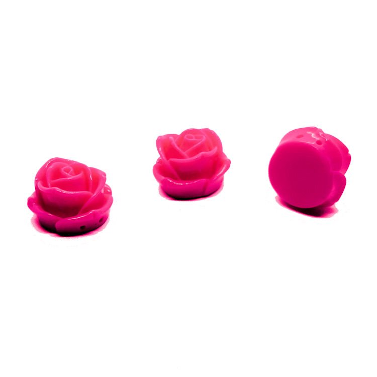 acryl-kralen-roosjes-fel-roze-dubbel-rijggat