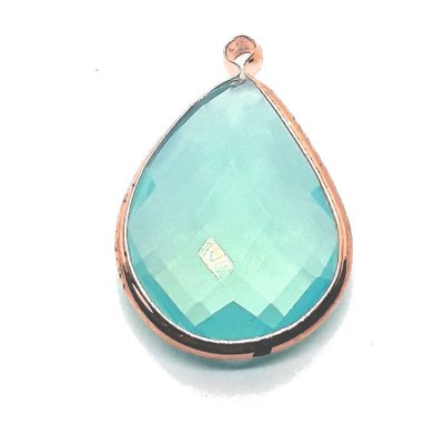 SQ-super-quality-glashanger-druppel-turquoise-opal-in-rosu00e9-goud