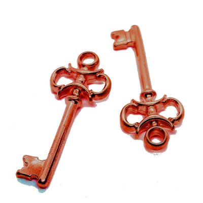 DQ-hanger-sleutel-rosu00e9-goud