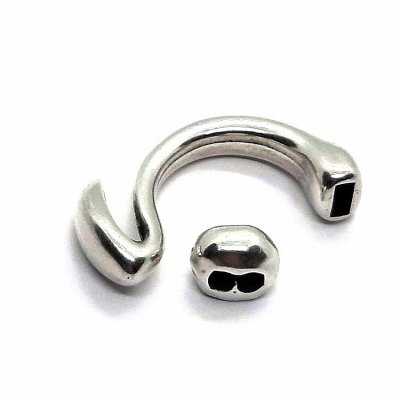 DQ-halve-ring-met verdeler-zilver