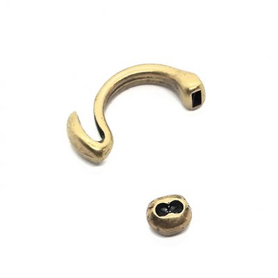 DQ-halve-ring-met verdeler-brons