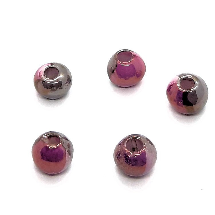DQ-kraal-van-keramiek-8mm-roze-violet-zwart