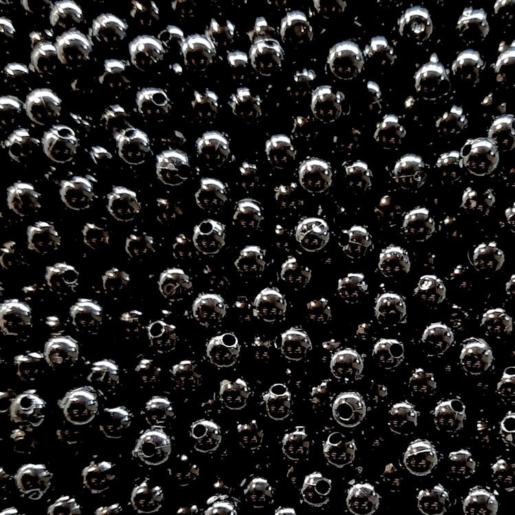 acryl-kralen-6mm-zwart