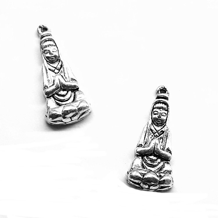 metalen-bedel-Buddha