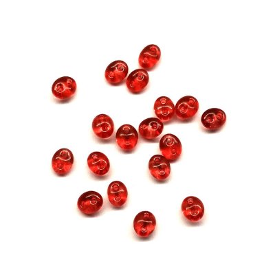 dq-duo-beads-crystal-licht-rood
