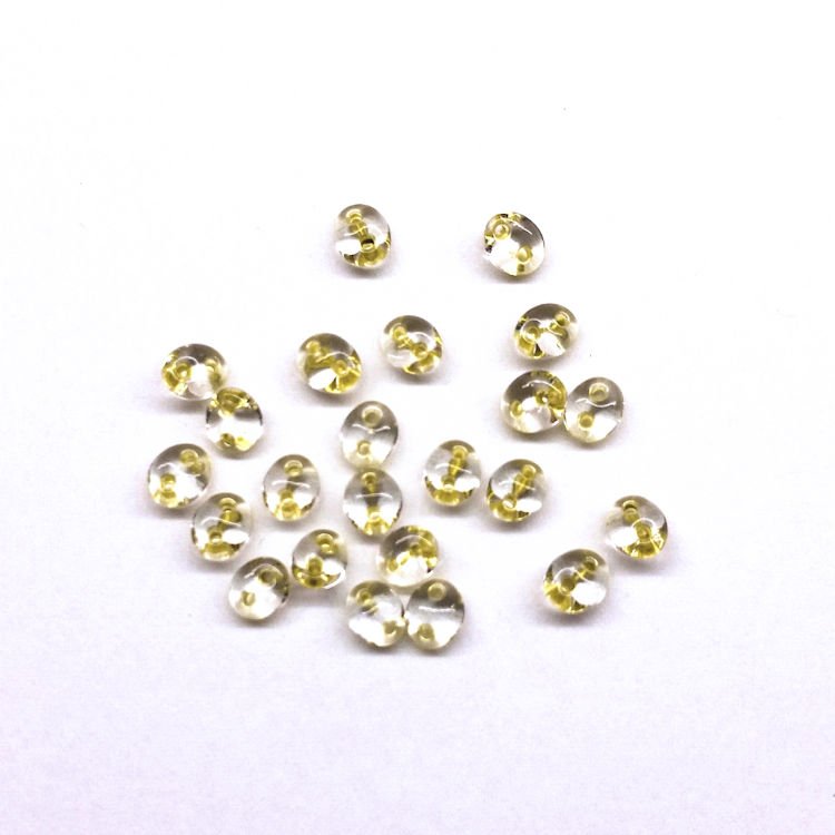 DQ-Duo-Beads-Crystal-Metallic-Geel