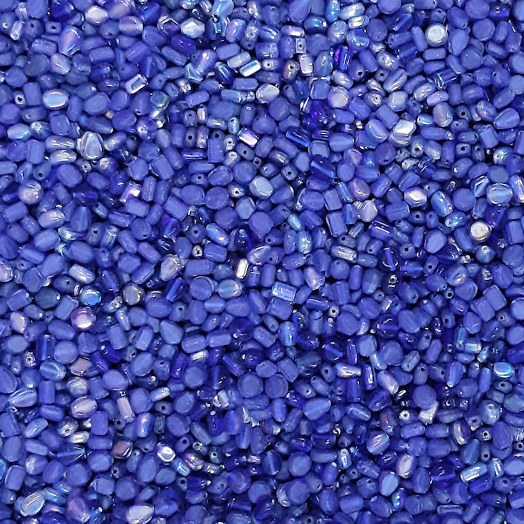 mini-glaskralenmix-blauw