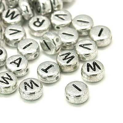 kinderkralen letters zilver