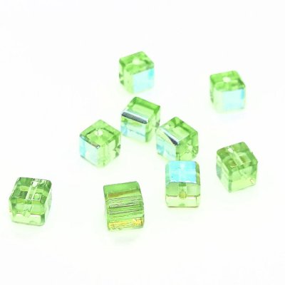 glaskraal-kubus-groen-met-spiegelzijde