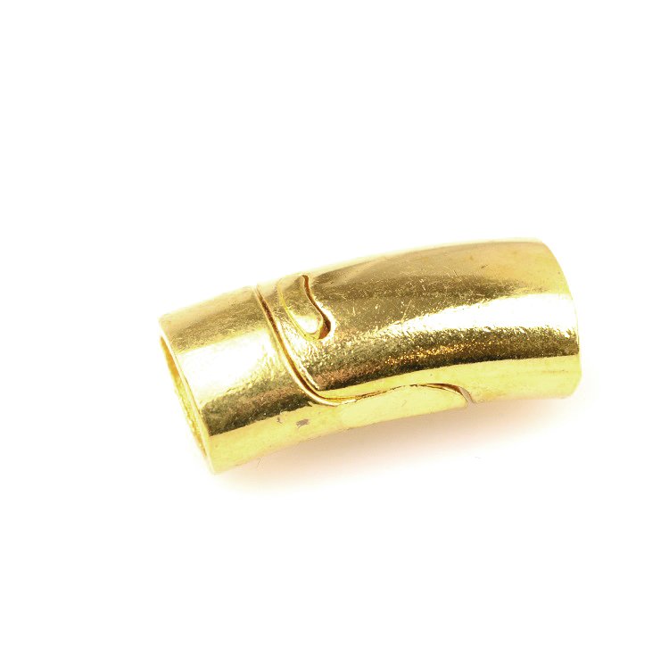 magneetsluiting gebogen goud 10x6.5mm