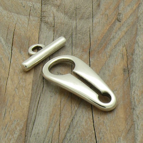 Kapittelslot large, 17x37mm/4x24mm, Antiek zilver