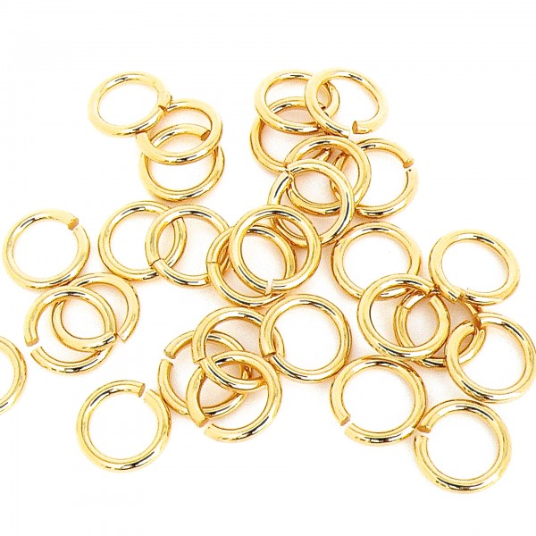 DQ Verbindingsringen 8mm goud