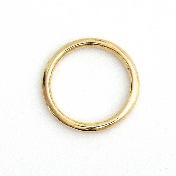 Gesloten ring 22mm, DQ Goud