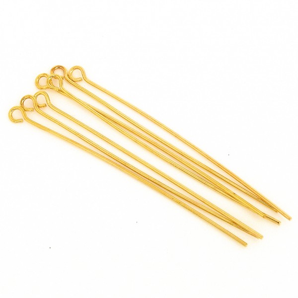 Kettelstift, lengte 50mm, DQ Goud