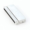 DQ magneetsluiting 2,5x40mm, Antiek zilver