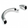 Halve armband voor Regaliz leer, DQ Antiek Zilver - Afbeelding 2