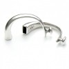 Halve armband, gatmaat 5x10mm, DQ Antiek zilver
