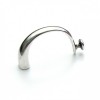 Halve armband, gatmaat 5x10mm, DQ Antiek zilver - Afbeelding 4
