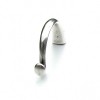 Halve armband, gatmaat 5x10mm, DQ Antiek zilver - Afbeelding 3