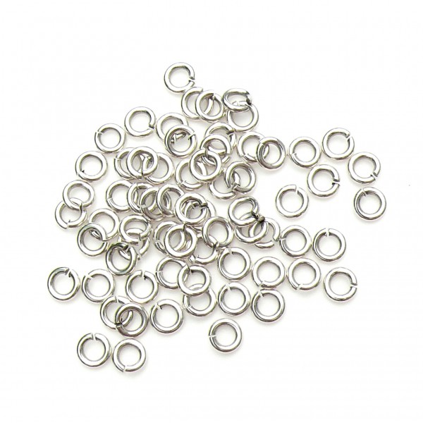 OVerbindingsring 4.5mm-1mm, DQ Antiek zilver