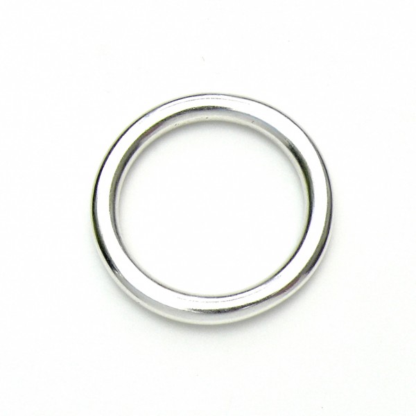 DQ gesloten ring 33mm, antiek zilver