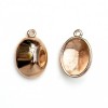 Bedel voor Swarovski 4120 (10x14mm),13x20mm, Rose goud - Afbeelding 2