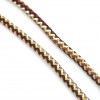 Geknoopt koord, rond 5mm, brown/beige - Afbeelding 2