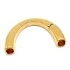 Halve armband voor Regaliz leer, DQ Goud - Afbeelding 3