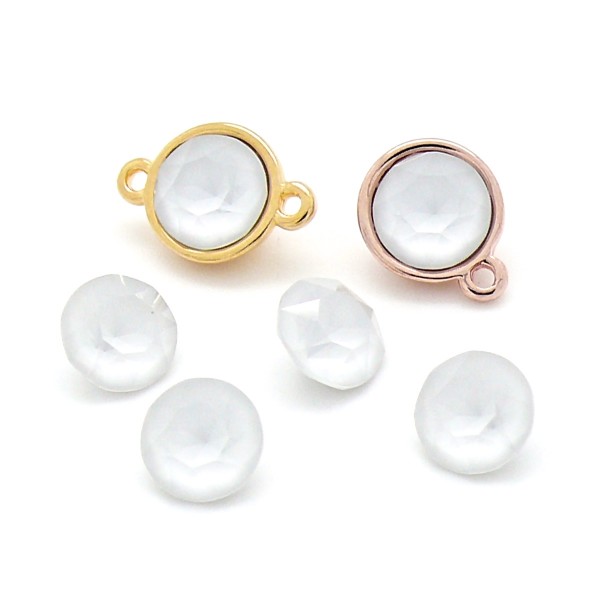 Swarovski Puntsteen SS39, Crystal Powder Grey