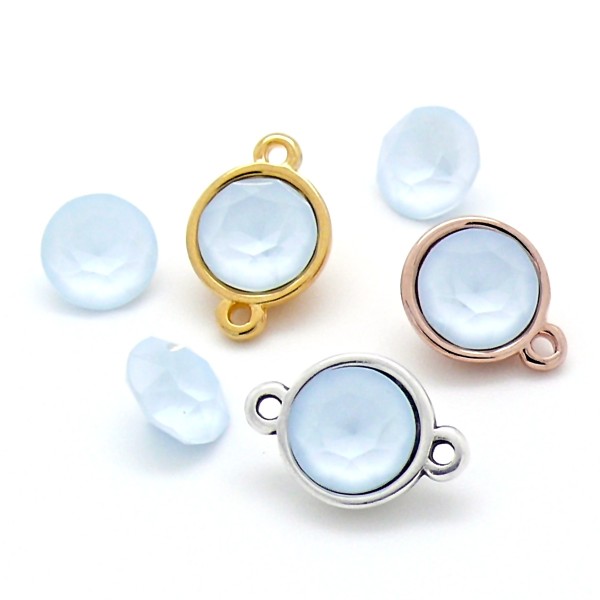 Swarovski Puntsteen SS39, Crystal Powder Blue