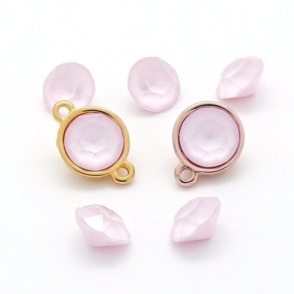 Swarovski Puntsteen SS39, Crystal Powder Rose
