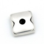 Schuifkraal voor 20mm breed leer, DQ Antiek Zilver - Afbeelding 2