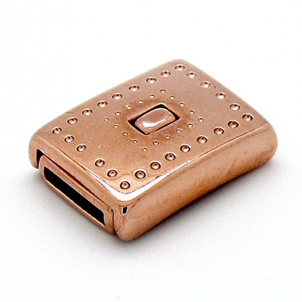 Magneetsluiting Dots voor 10mm breed leer, DQ Rose Goud