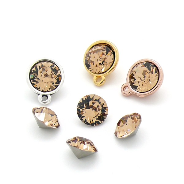 Swarovski Puntsteen SS39, Light Colorado Topaz