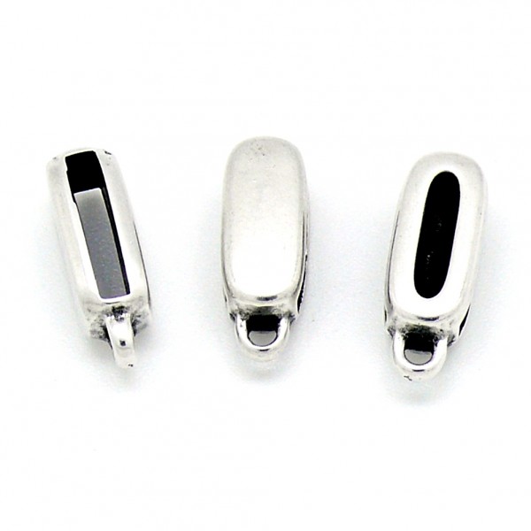 Schuifkraal met oogje, Antiek zilver