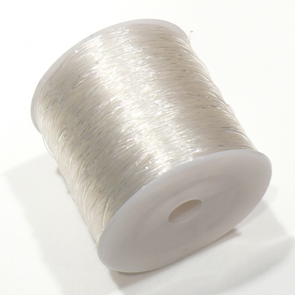 Elastisch nylon, 0.8mm, transparant