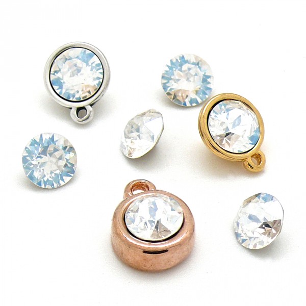Swarovski Puntsteen SS39, Crystal Moonlight