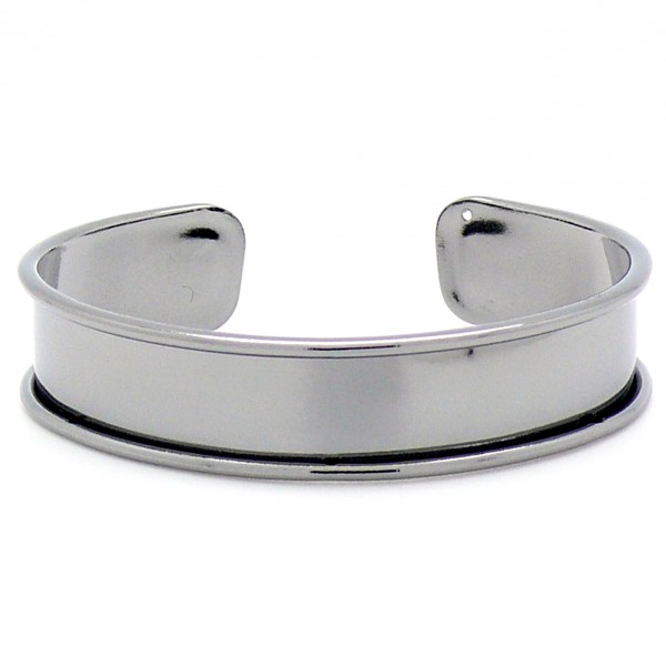 Armband voor 10mm plat leer, maat 14.5x66mm