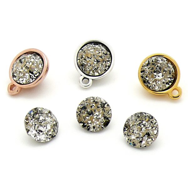 Swarovski Puntsteen SS39, Crystal Gold Patina