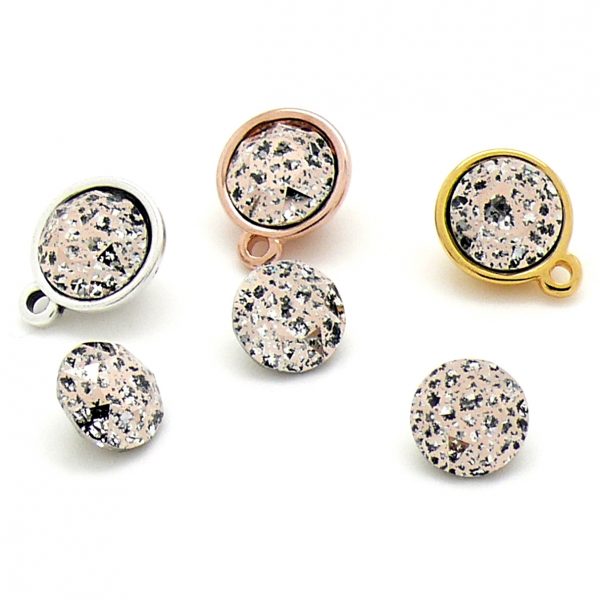 Swarovski Puntsteen SS39, Crystal Rose Patina